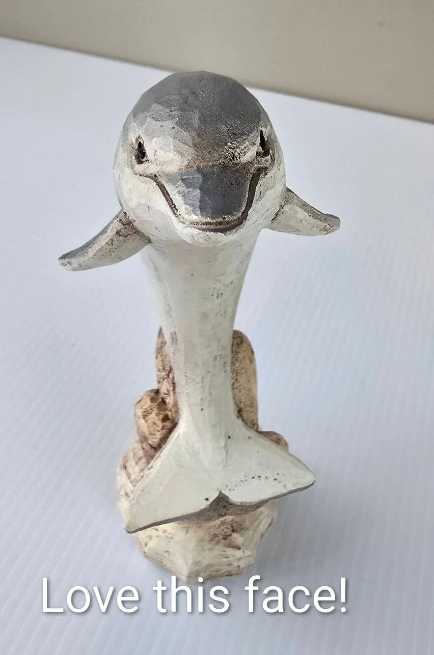 Dolphin Figurine Decor Statue